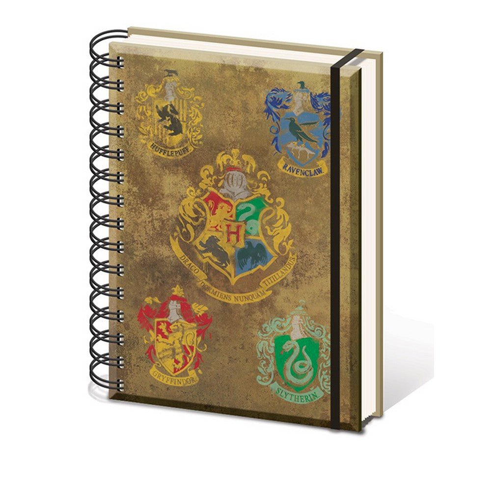 HARRY POTTER ハリーポッター (2027年 ドラマ放送決定 ) - Hogwarts Crest & Four Houses / ノート・メモ帳 - PGS